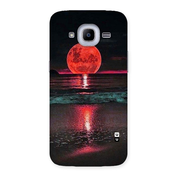 Red Sun Ocean Back Case for Samsung Galaxy J2 2016